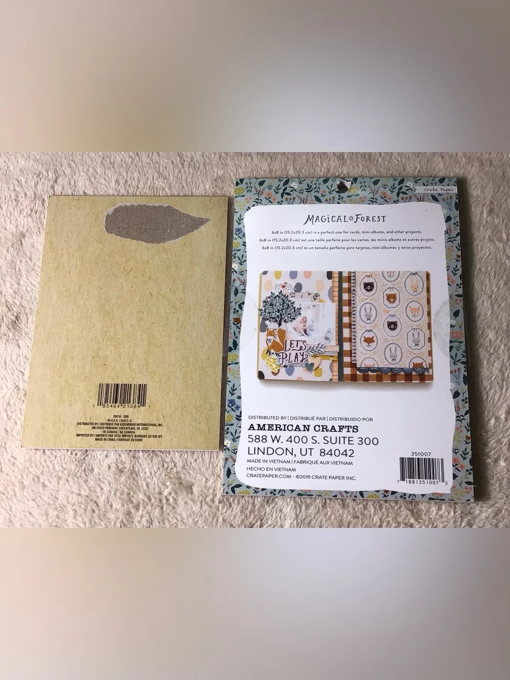Forest theme Patterned Craft Paper Pads - Multicolor